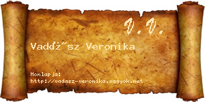 Vadász Veronika névjegykártya