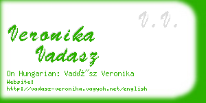 veronika vadasz business card